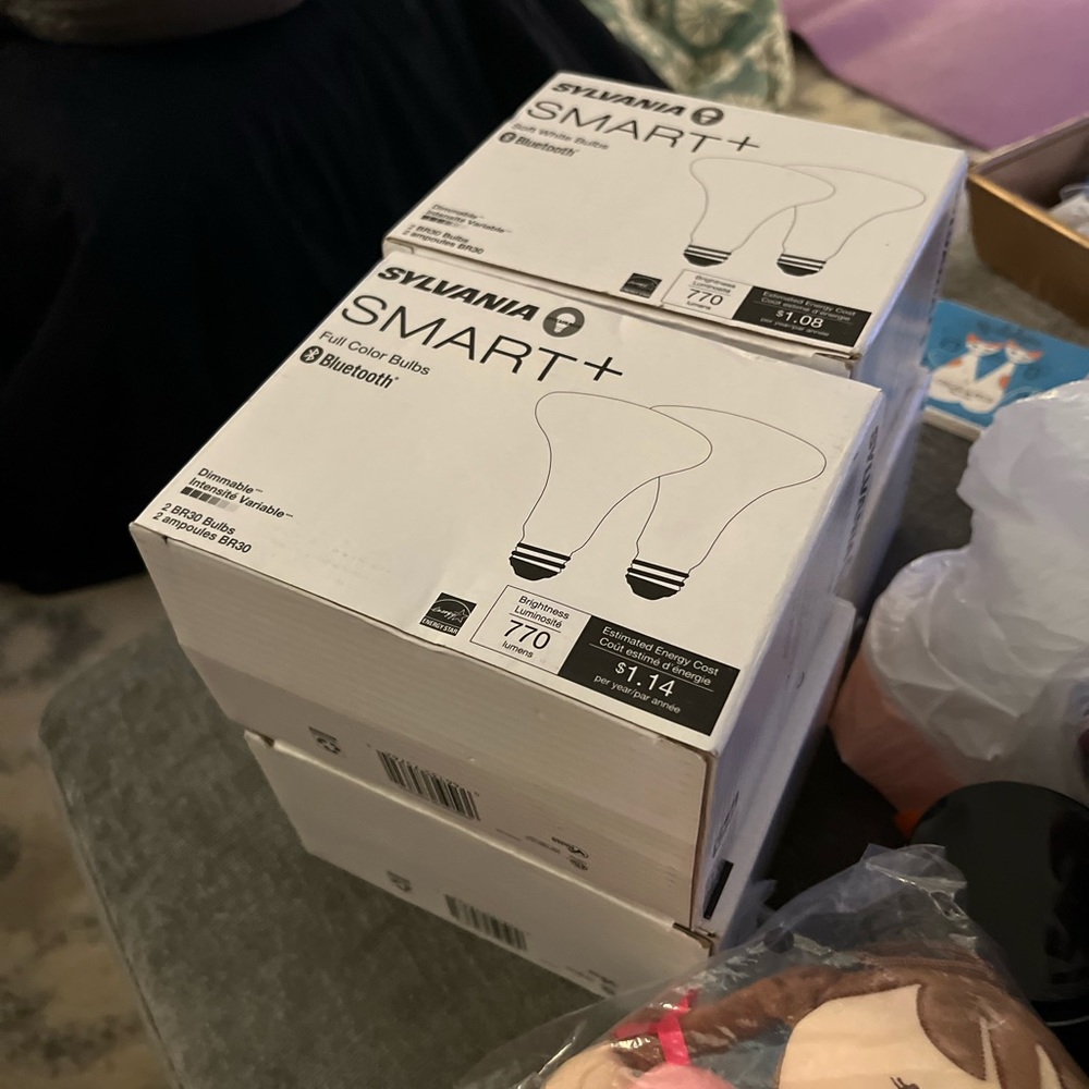 NIB sylvania smart + lightbulbs for Alexa only